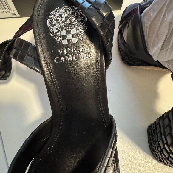 Vince Camuto Fancey Platform Sandals, BLACK, NEW IN BOX, Size 8.5 - Picture 5 of 10